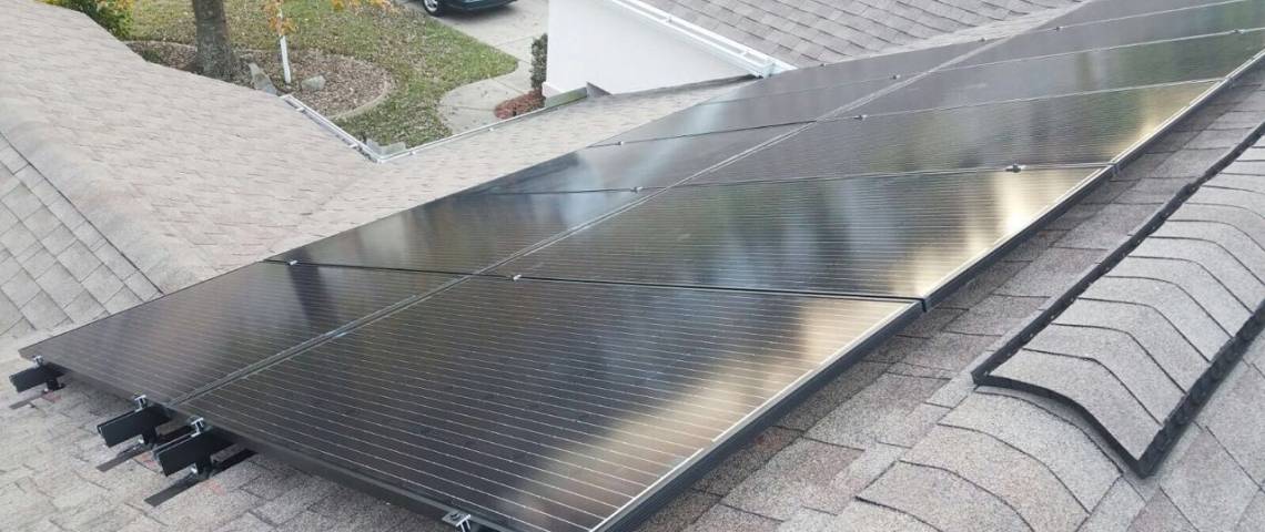 Roof Mount Solar Panel Installation in Minden, LA