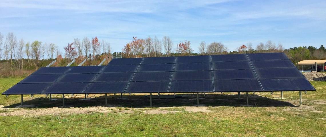 Ground Mount Solar Energy System in Watha NC