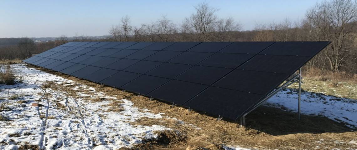 Ground Mount Solar Power System in New Brighton PA