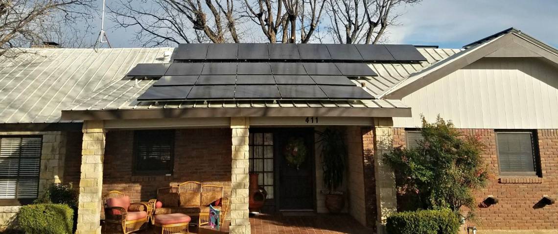 Photovoltaic Solar Installation in Merkel TX