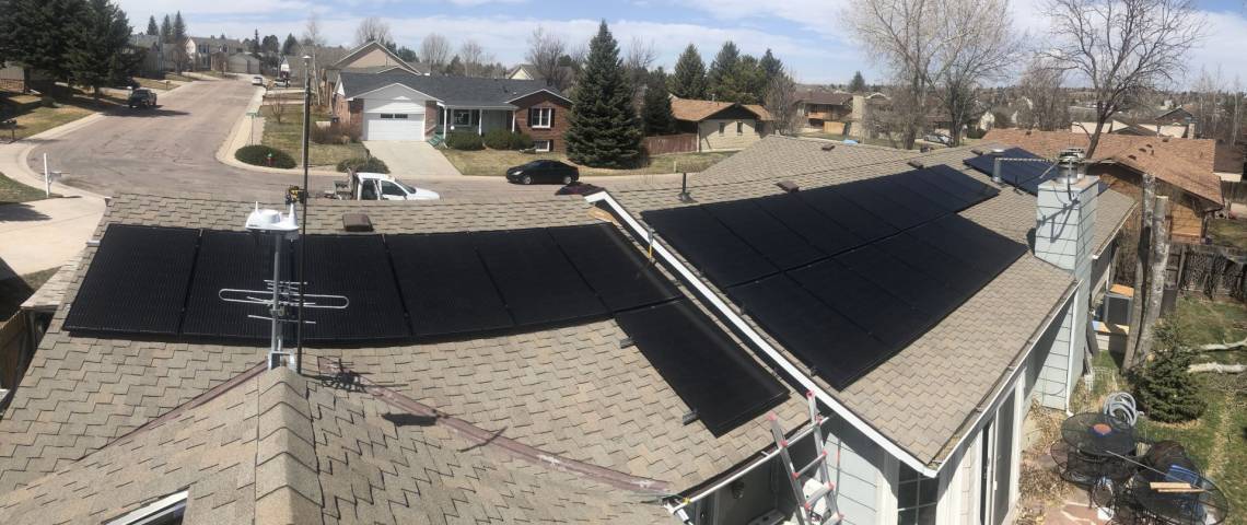 Roof Mount Solar Installation in Cheyenne WY