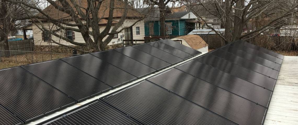 Roof Mount Solar Installation in Parsons, KS