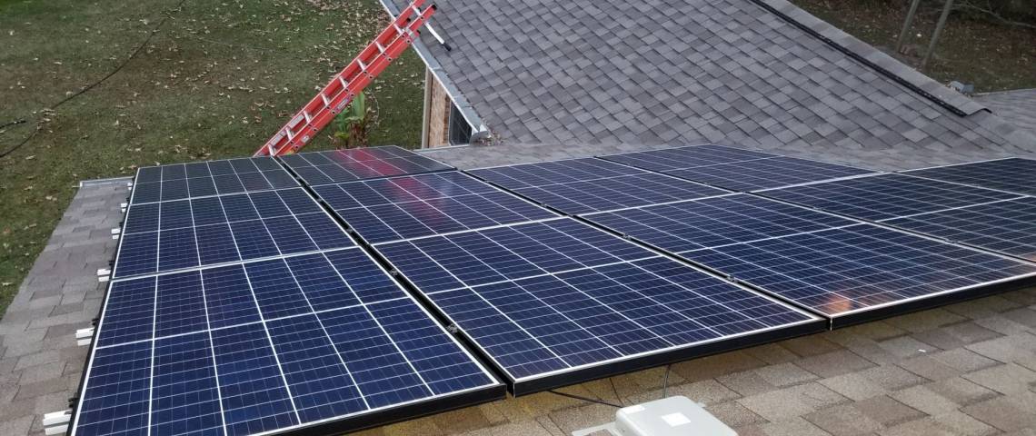 Roof Mount Solar Installation in Waskom TX