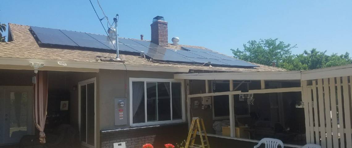 Solar Power Array in Winnetka CA