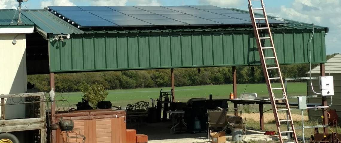Solar Power System in Rosebud TX