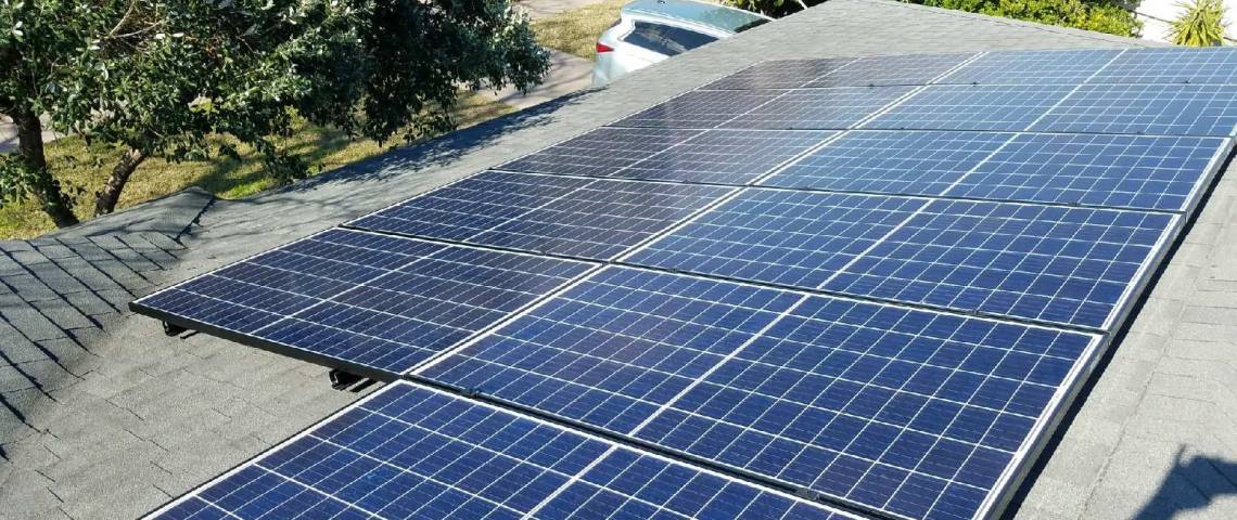 Solar Energy System in Corpus Christi  - Panels Facing Street
