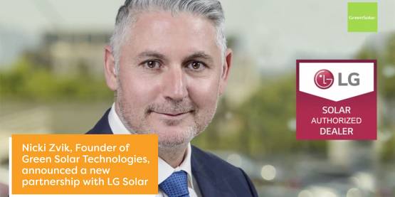 Green Solar Technologies Founder Nicki Zvik Announces Partnership with LG