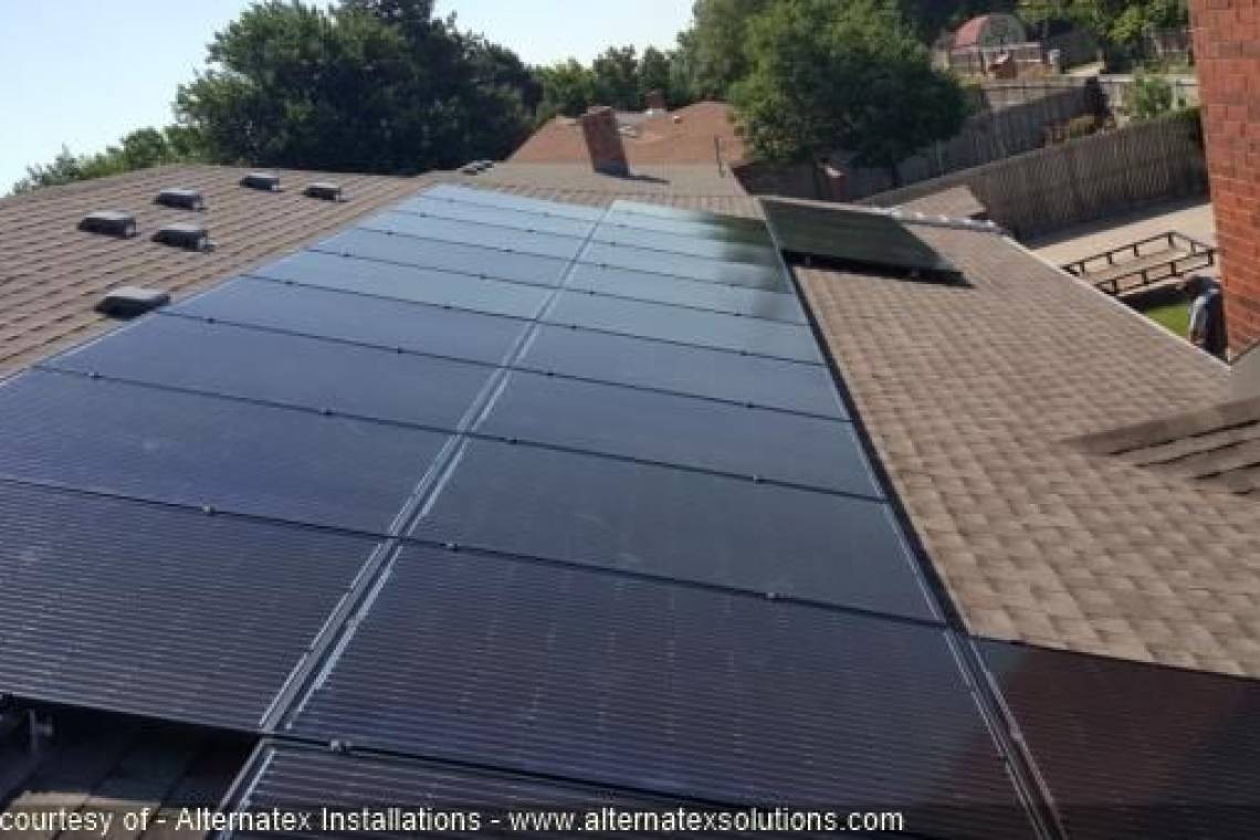 Roof Mount Solar Panel Installation in Amarillo, TX - 1