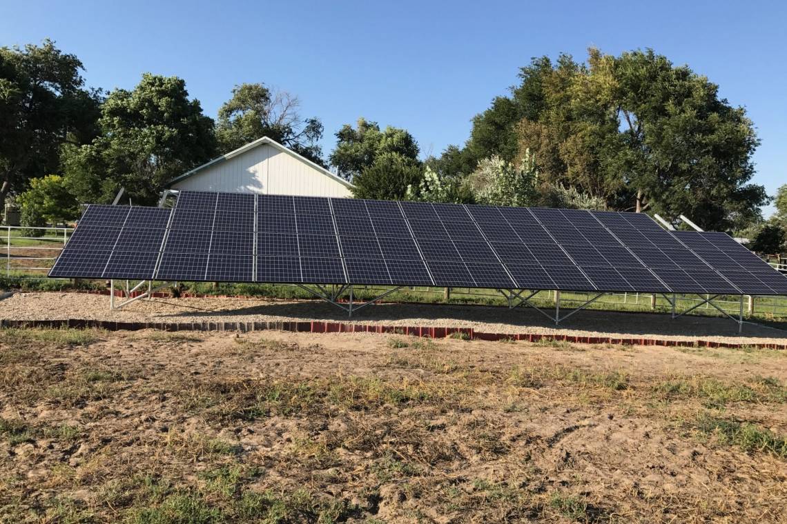 Ground Mount Solar Panel Installation in Eads, CO - 2