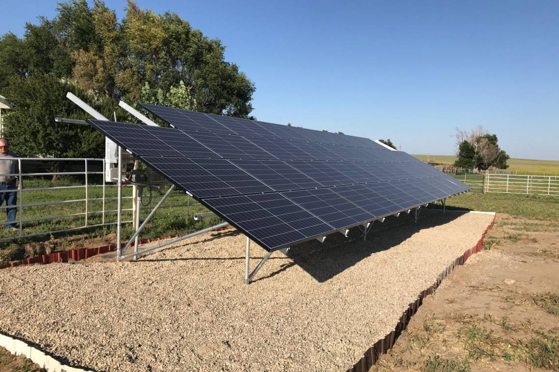 Ground Mount Solar Panel Installation in Eads, CO - 1 ...
