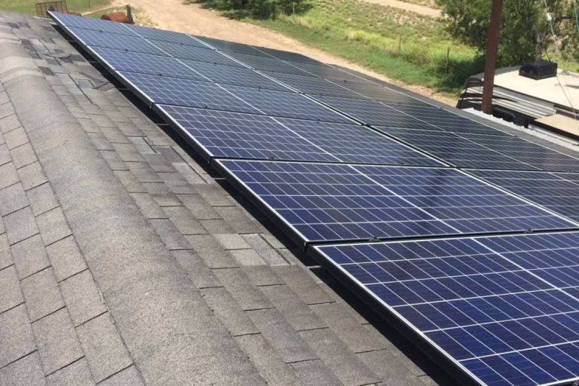 Corrugated Metal Roof Solar Panel Installation in Rio Grande City, TX 