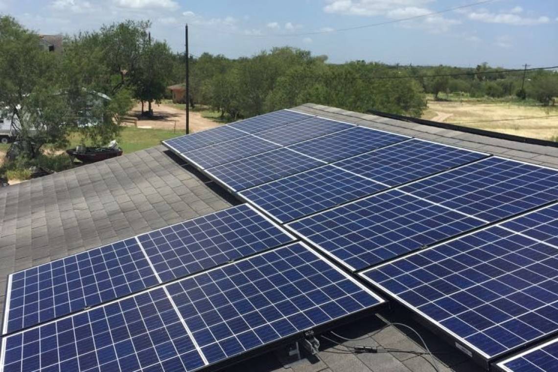 Corrugated Metal Roof Solar Panel Installation in Rio Grande City, TX 