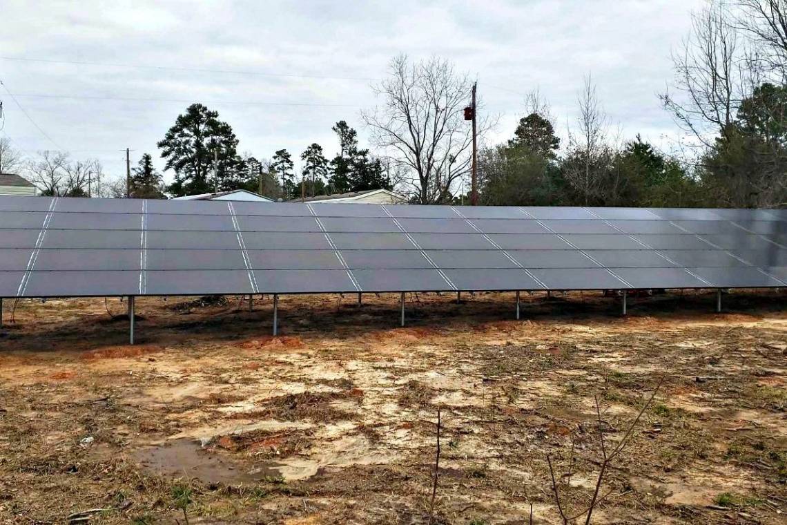 Ground Mount Photovoltaic System in Gary TX