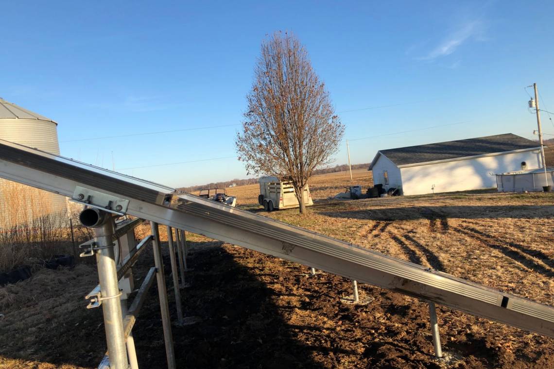 Ground Mount Photovoltaic System in Glasgow MO