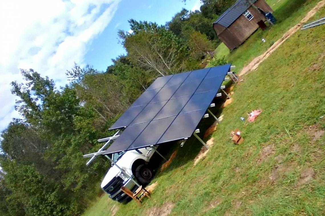 Ground Mount Solar Electric System in Salley SC