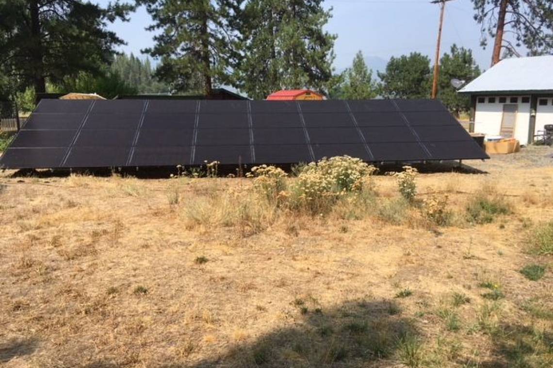 Ground Mount Solar Energy System in Fort Jones CA