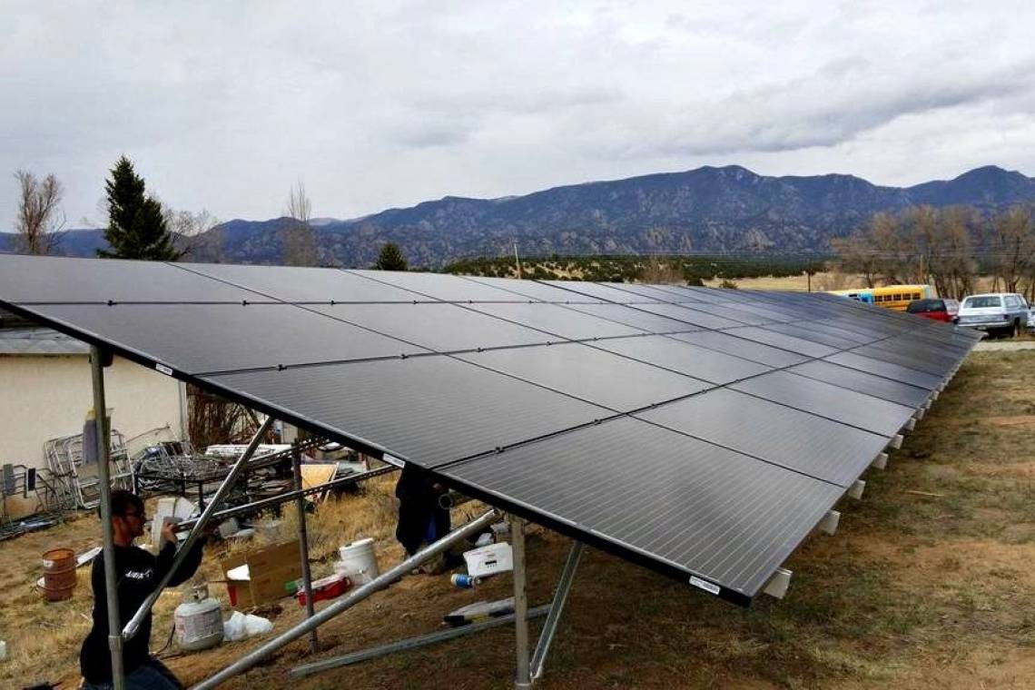 Ground Mount Solar Energy System in Nathrop CO
