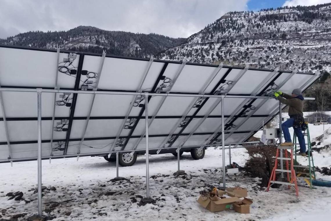 Ground Mount Solar Energy System in Ridgway CO
