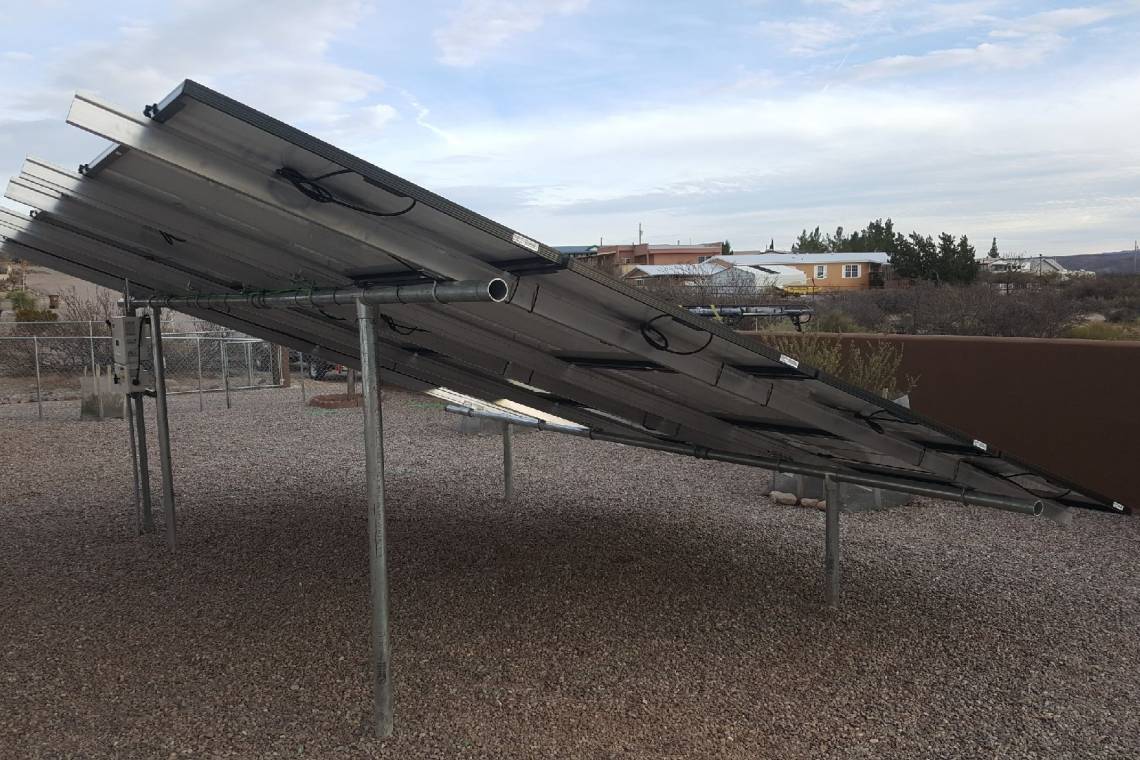 Ground Mount Solar Install in Elephant Butte NM