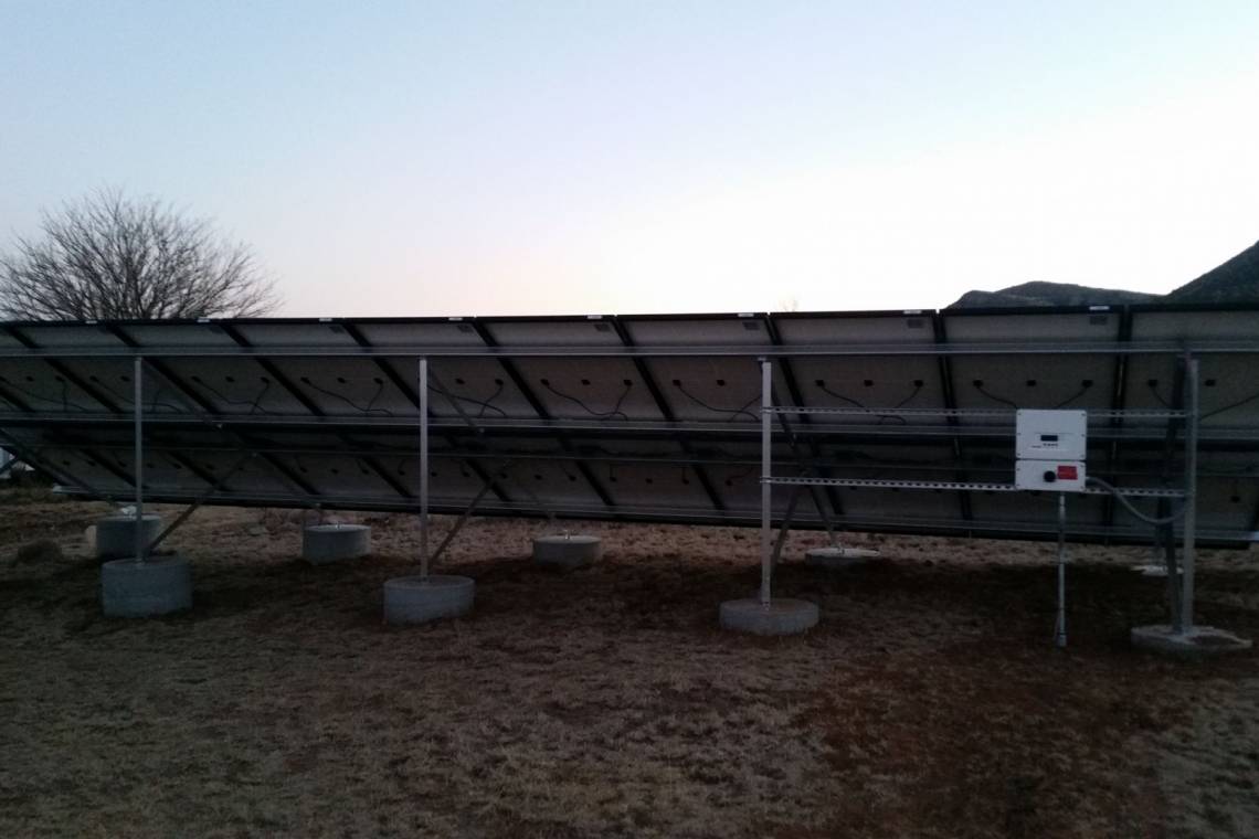 Ground Mount Solar Install in Mimbres NM