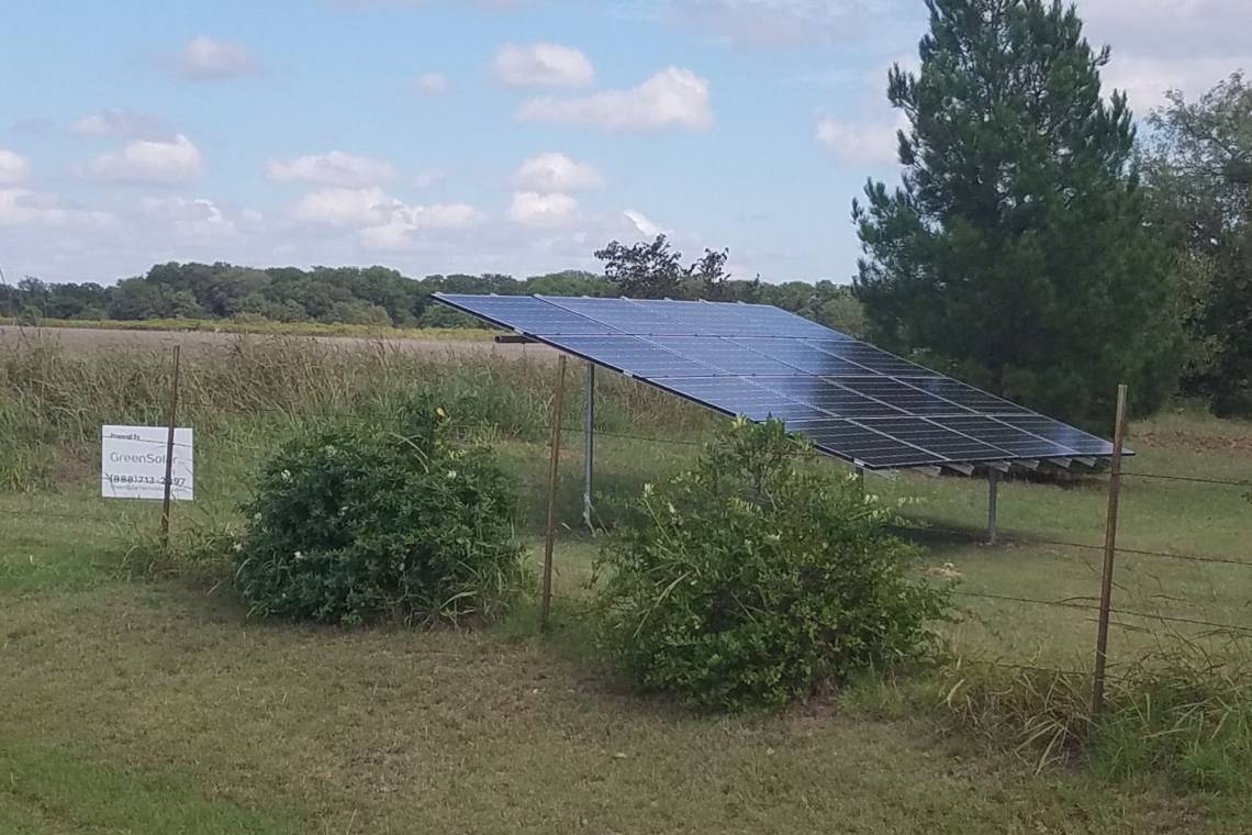 Ground Mount Solar Installation in Clyde, TX  - 1