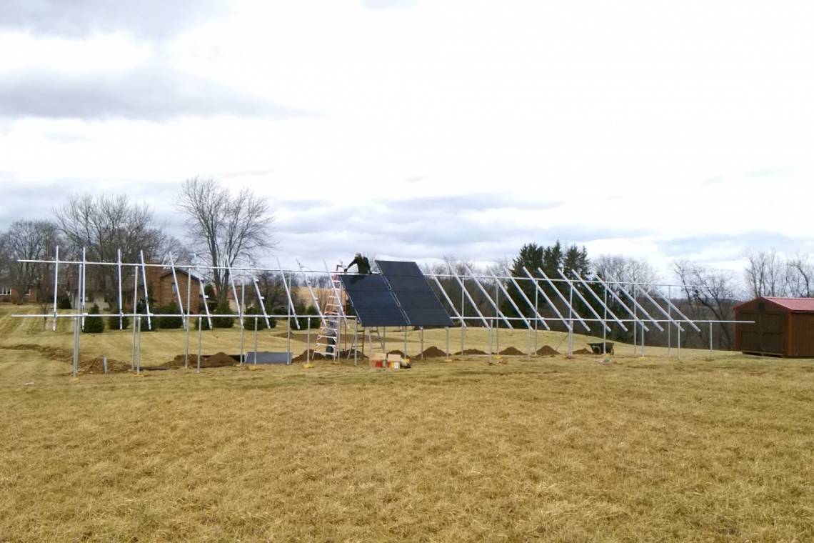Ground Mount Solar Installation in New Brighton PA