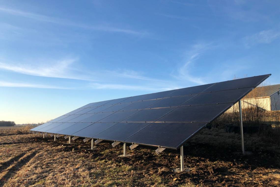 Ground Mount Solar Power System in Glasgow MO
