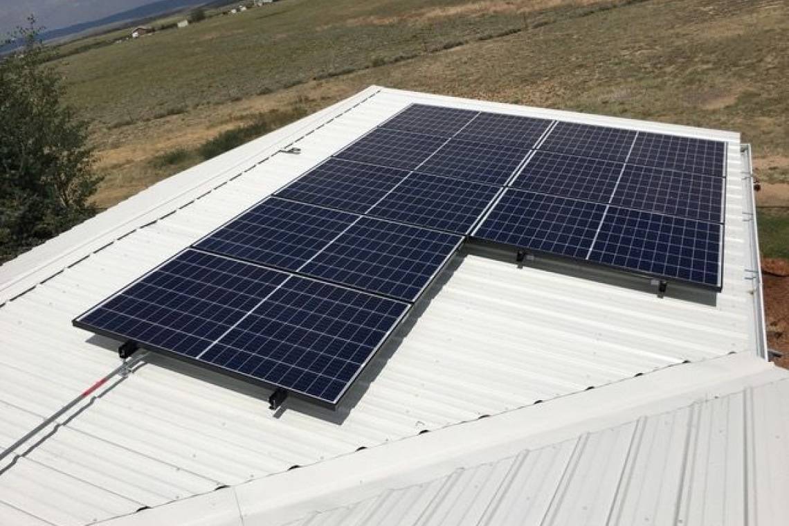 Corrugated Steel Roof Solar Panel Installation in Walden, CO (9.57 kW) 2 greensolartechnologies