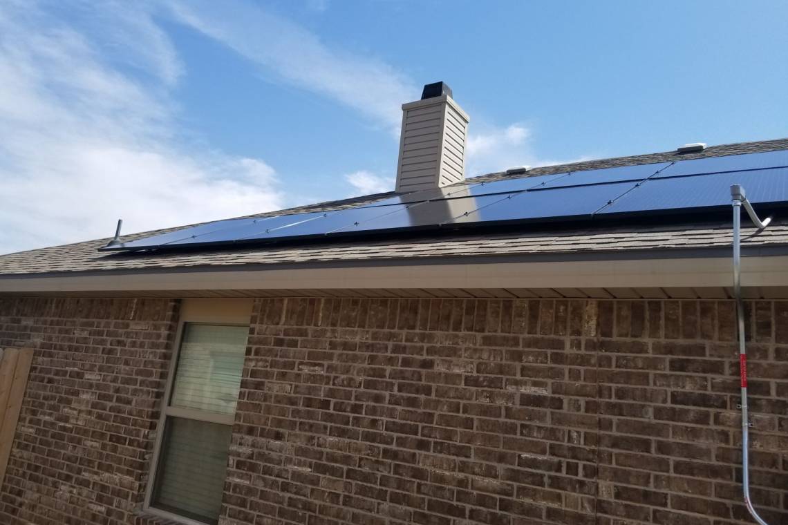 PV Solar Install in Midland TX