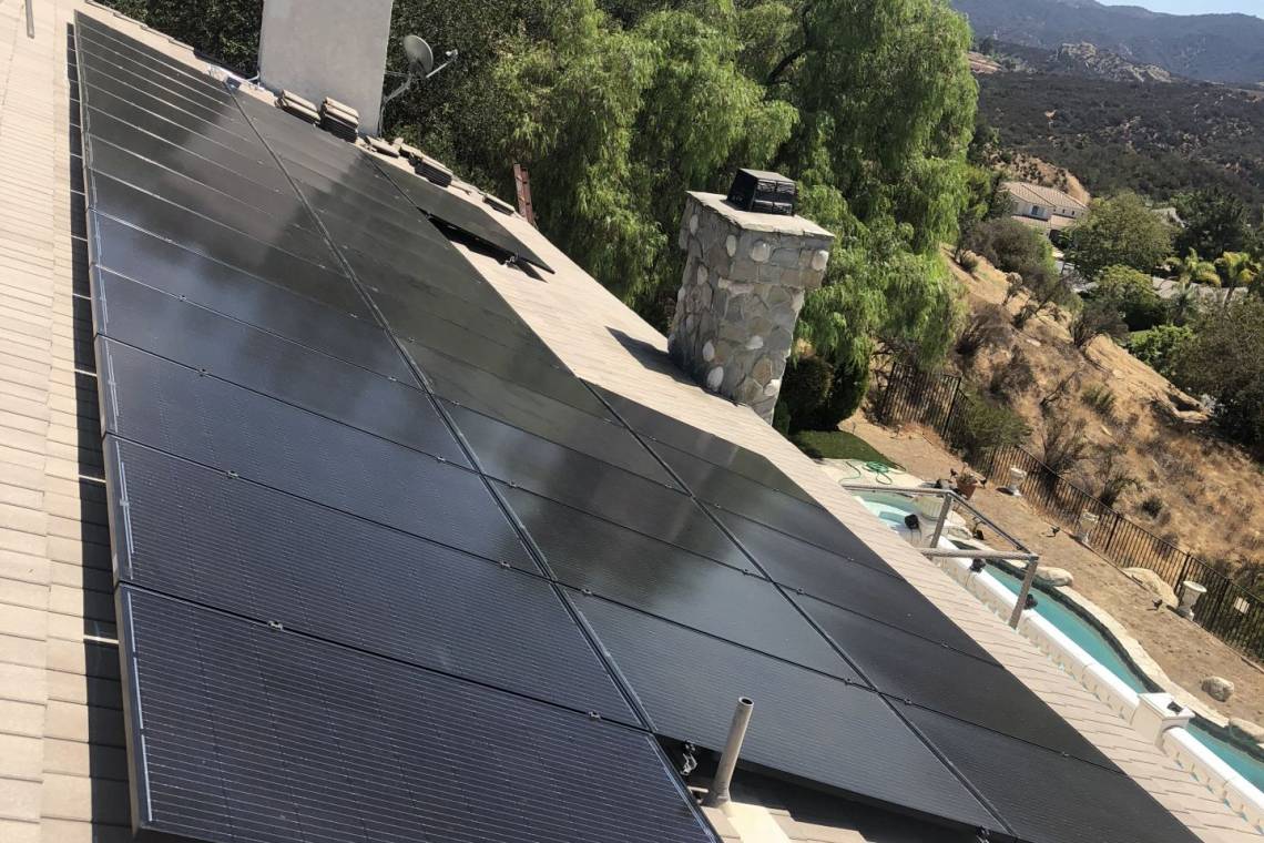 PV Solar Installation in Topanga CA