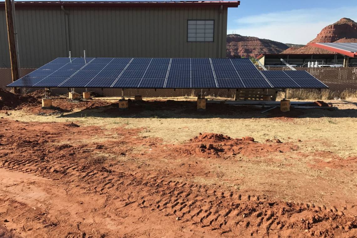 Ground Mount Solar Panel Installation in Kanab, UT - 4