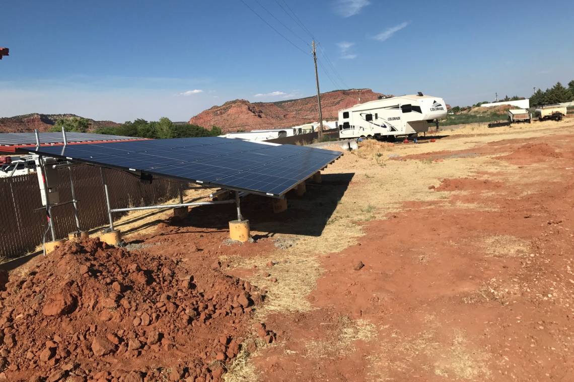 Ground Mount Solar Panel Installation in Kanab, UT - 3