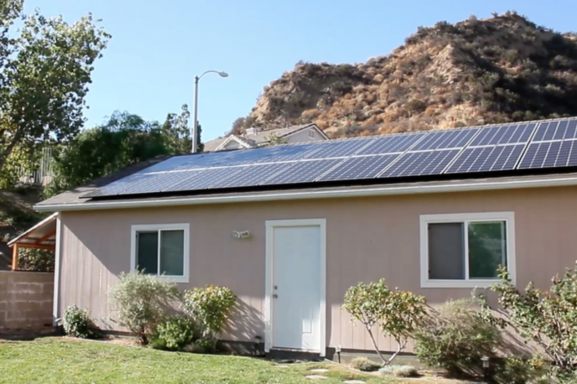Solar Energy System in Castaic, CA - SolarWorld Panels