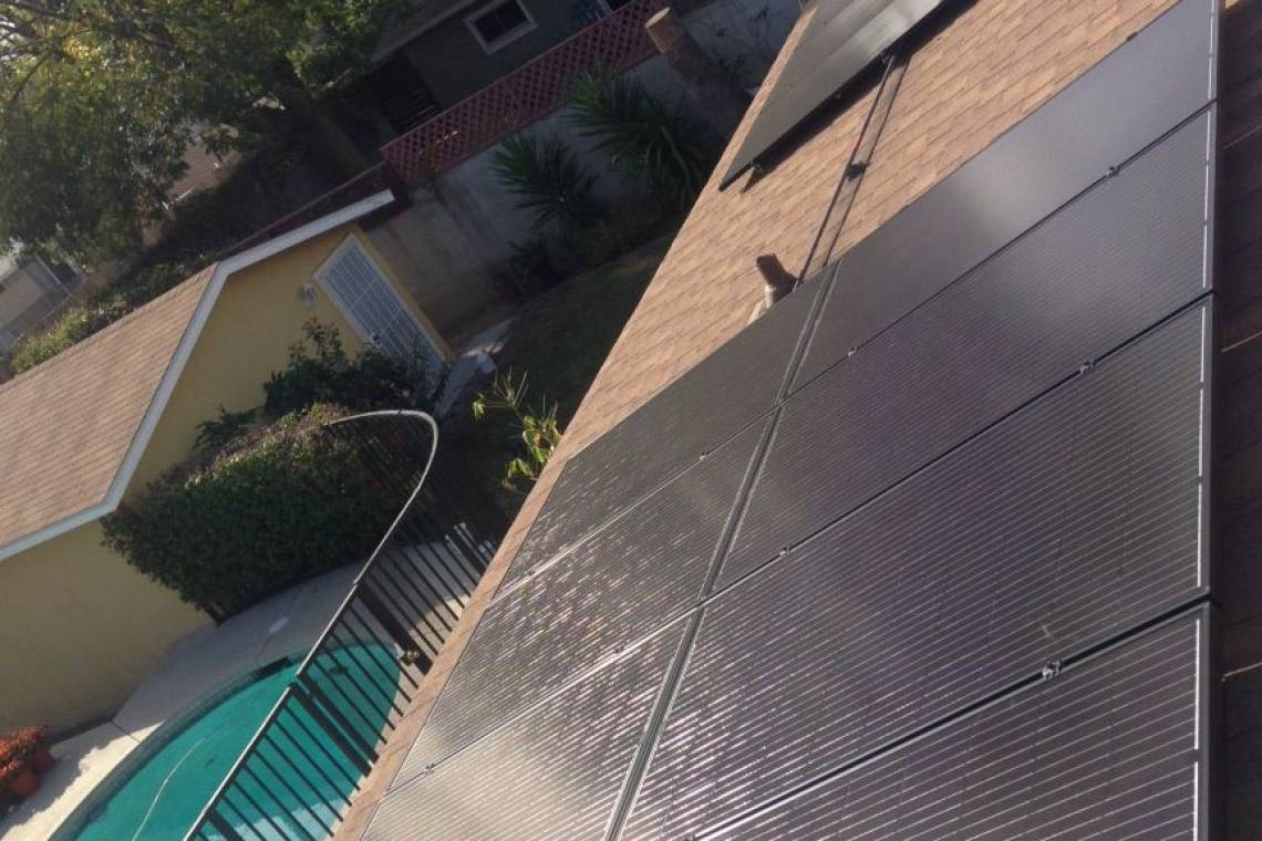Solar Energy System in North Hills, CA - SolarWorld Panels
