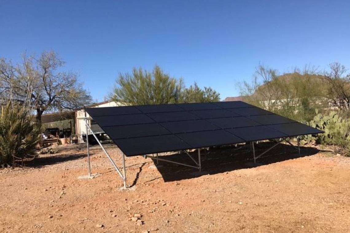 GroundMount Solar Installation Hurley, NM (4.56 kW) - 1