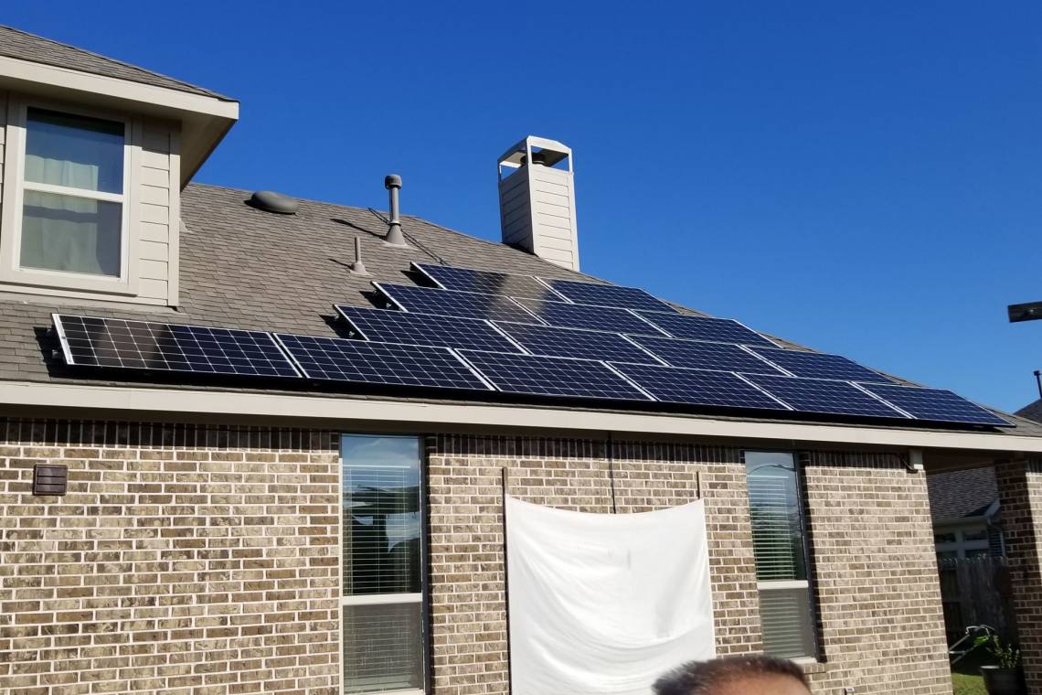 Solar Panel Installation in Richmond, TX - Right View