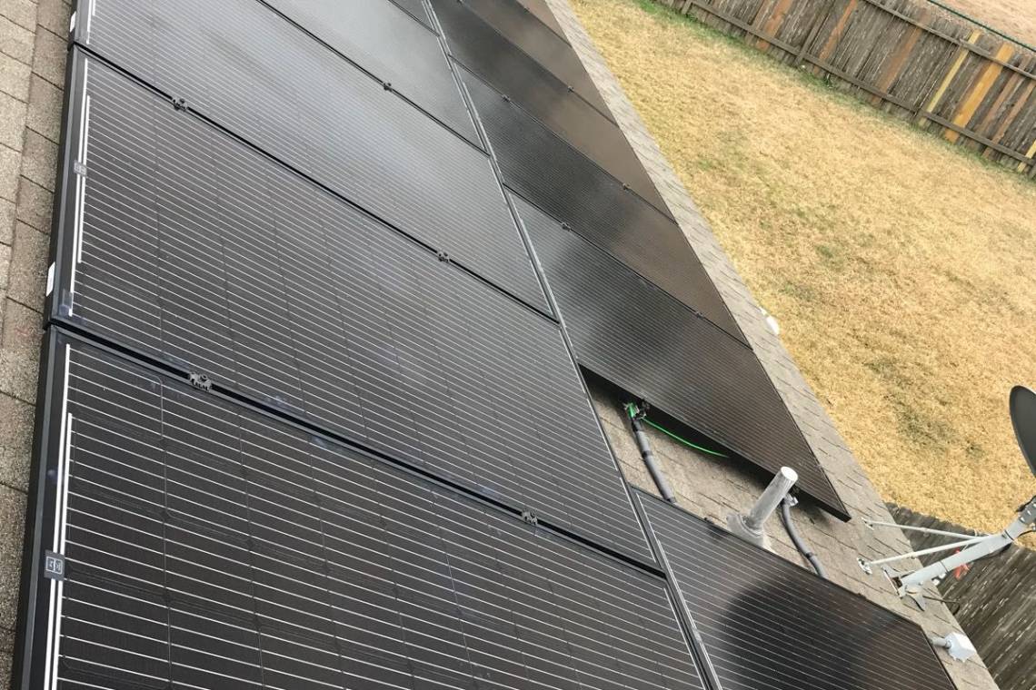 Solar Energy System in Houston, TX - Left Tilt