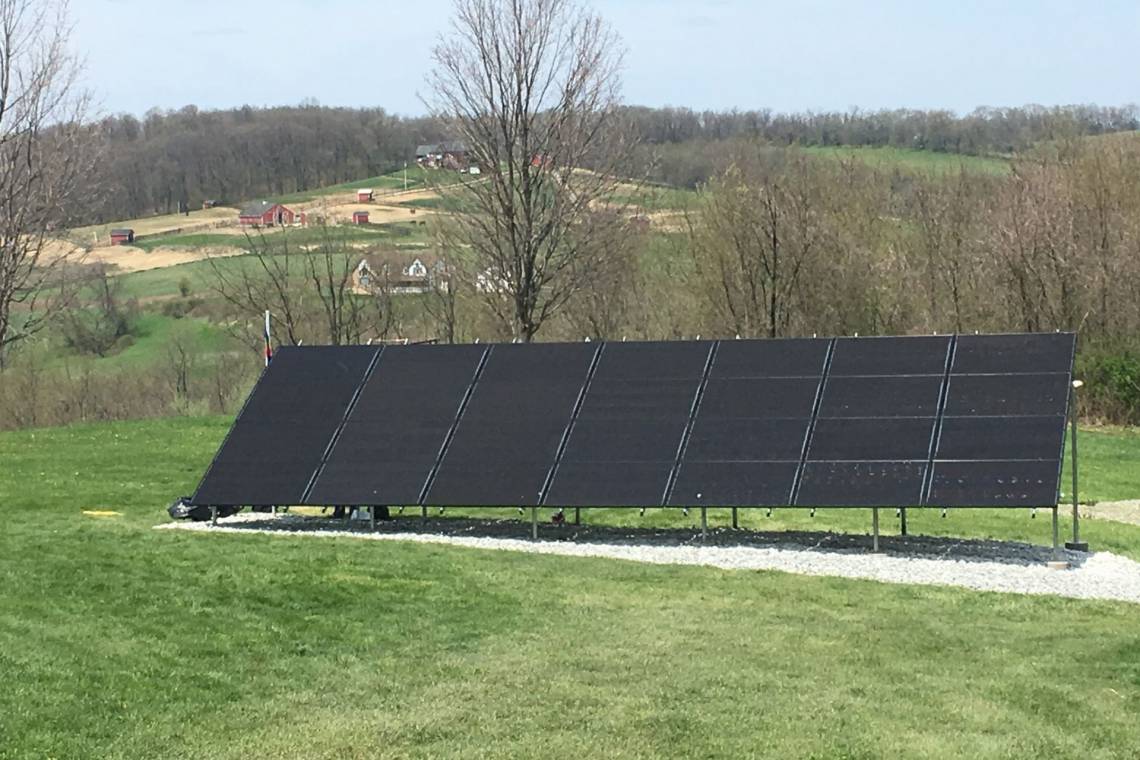 Residential Ground Mount Solar Install in Eighty Four PA