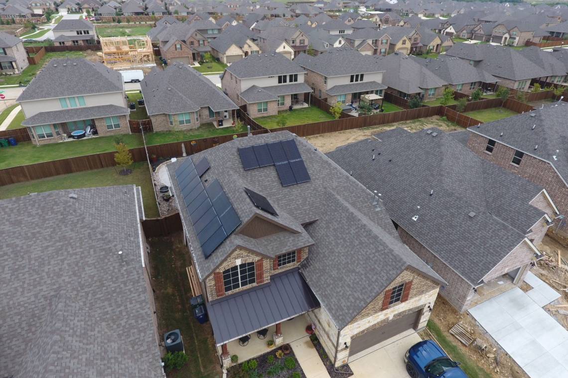 Residential Solar Electric System in Northlake TX