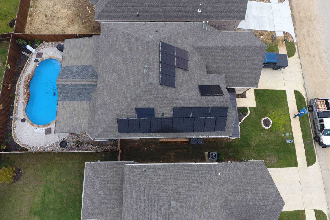 Roof Mount Solar Installation in Northlake TX