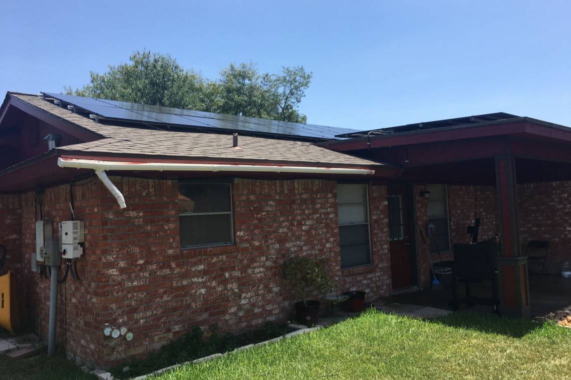 Roof Mount Solar Installation in Portland TX
