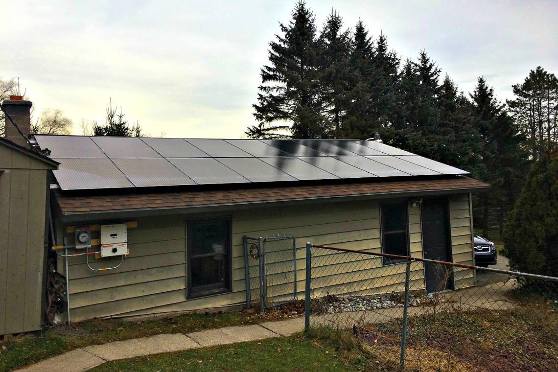 Roof Mount Solar Installation in Tunkhannock PA