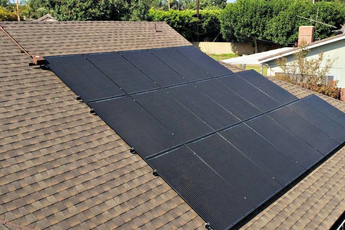 Roof Mount Solar Installation in Yorba Linda CA