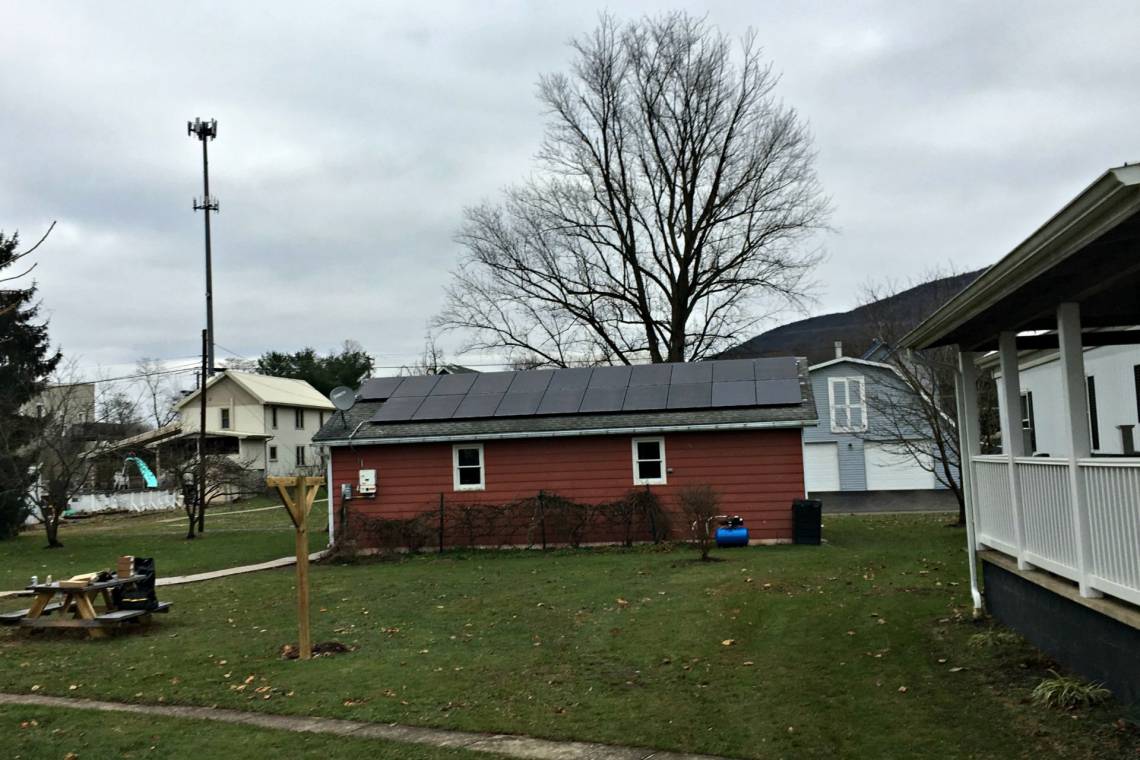 Roof Mount Solar Power System in Mill Hall PA