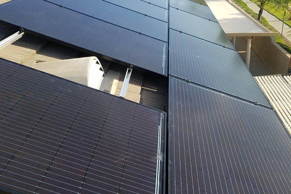 Roof Mounted Solar Install in Corona CA