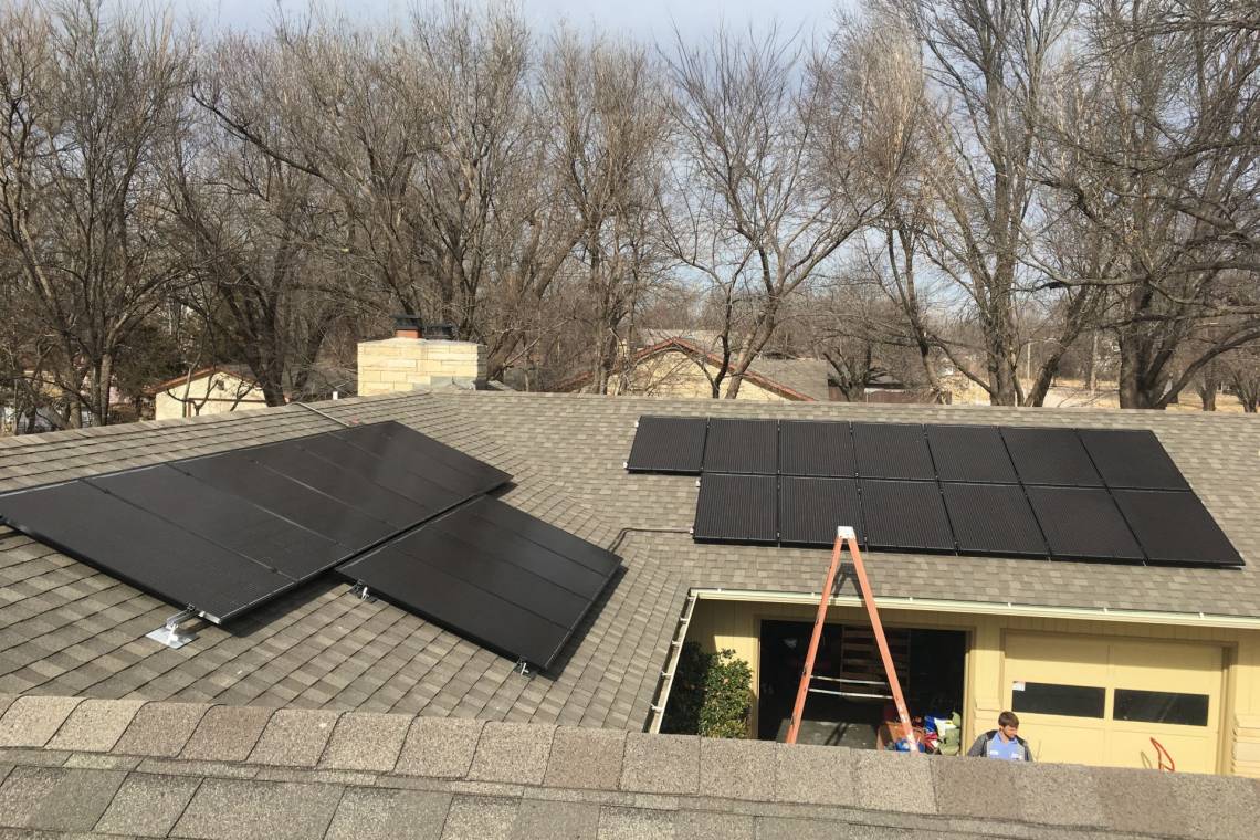 Rooftop Solar Installation in Wichita KS