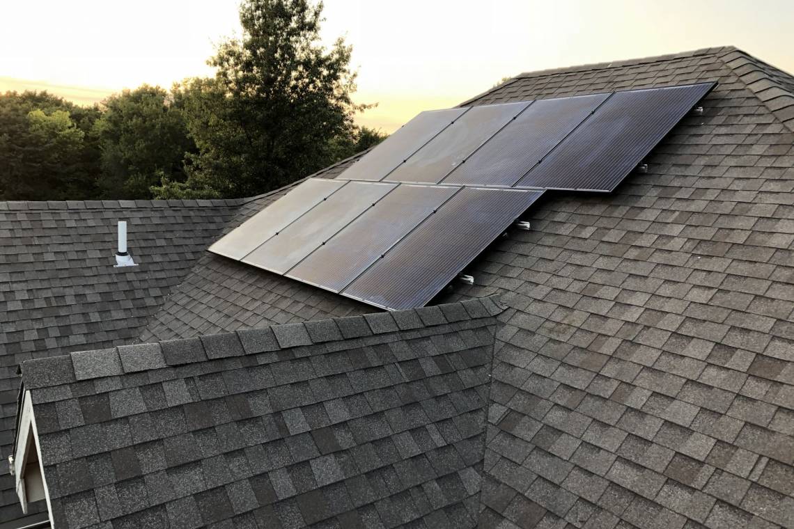 Rooftop Solar Panel Installation in Baldwin City KS