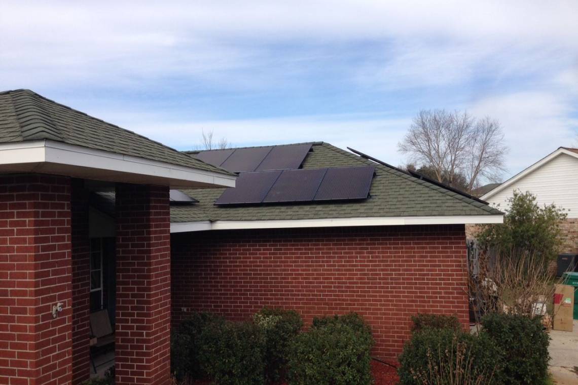 Asphalt Shingle Roof Mount Solar Panel Installation in Macon, GA - 2