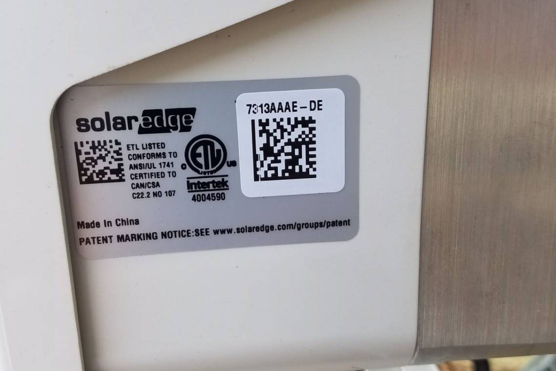 SolarEdge Inverter in Middletown, CA