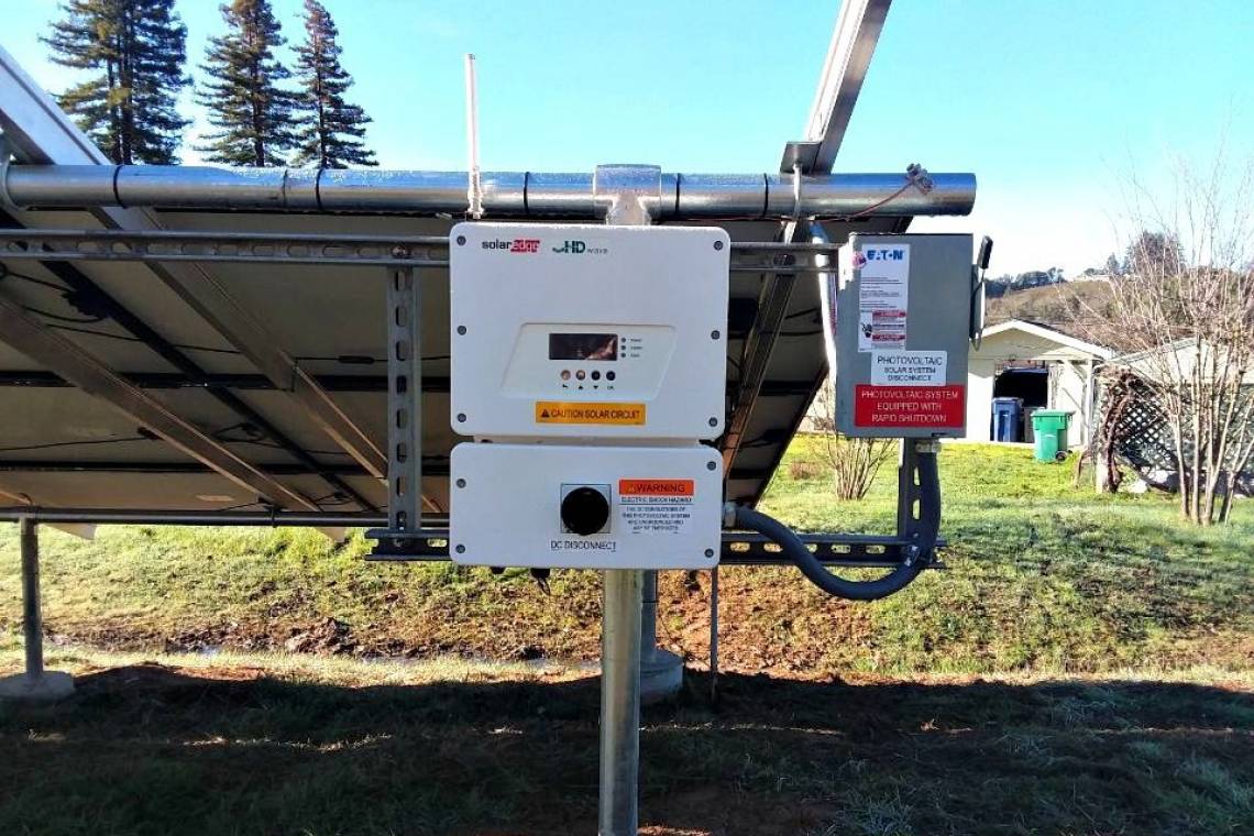 Solar Edge Inverter in Redwood Valley CA